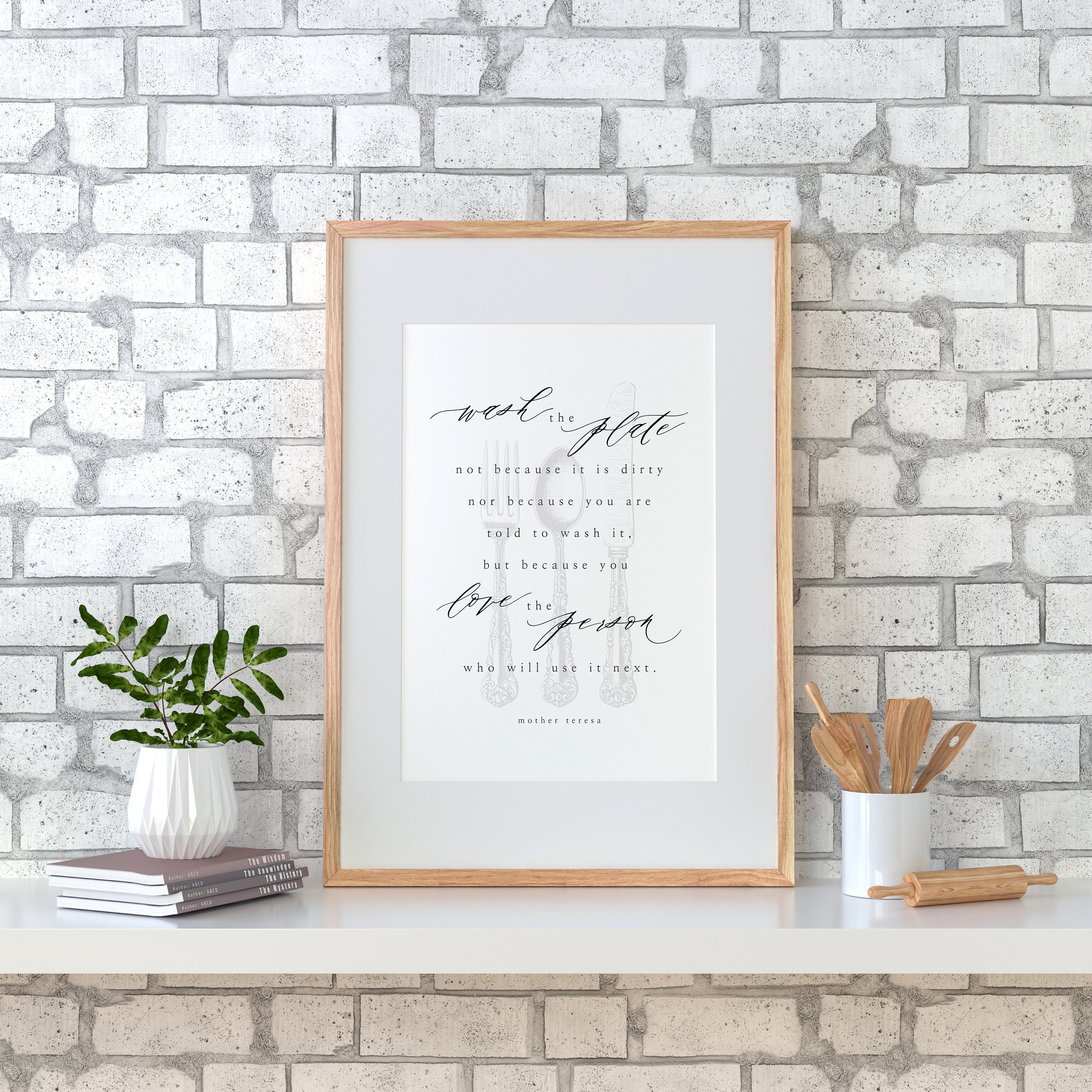 Mother Teresa Quote Catholic Printable Wall Art Catholic - Etsy