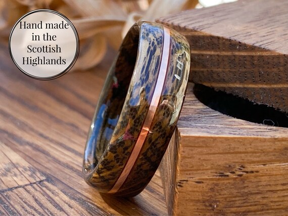 Jack Daniel s Whiskey Barrel Oak Ring With Copper Accent Whisky