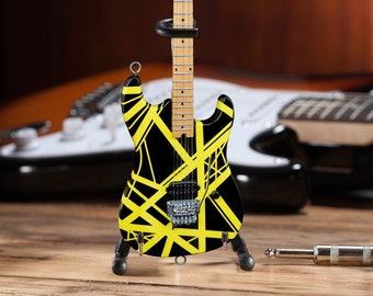 Evh Frankenstein Eddie Van Halen Mini Guitar Etsy