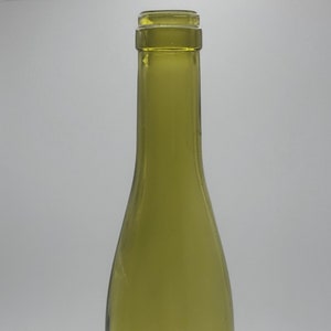 Vintage Green Glass Bottle Vase