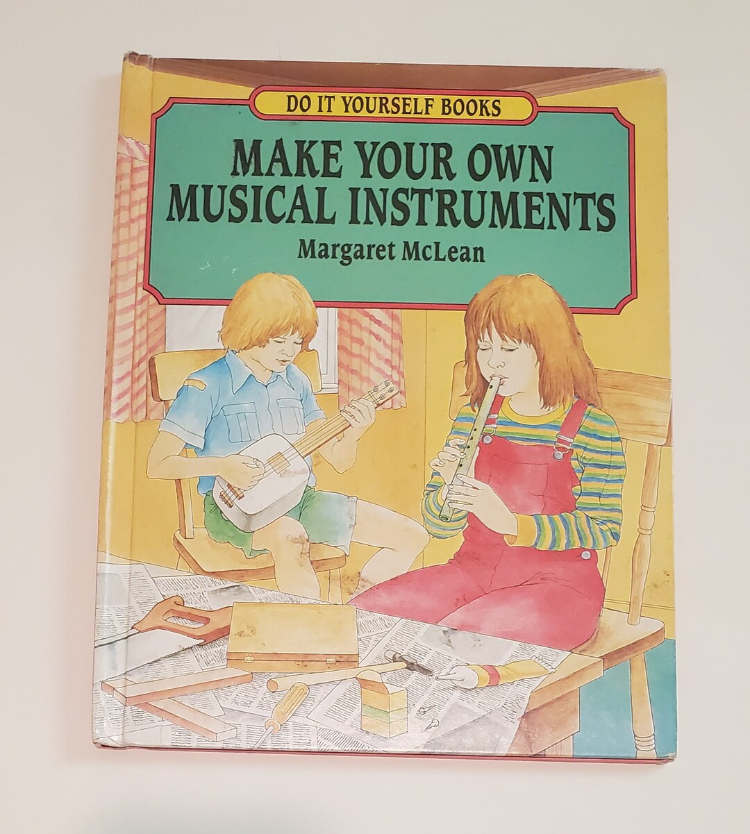 Buildable Instrument Book Vintage Do It Yourself Book - Make Your Own Musical Instruments, 1988 ...