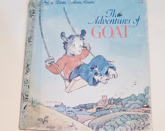 Vintage Little Golden Book - Las aventuras de la cabra