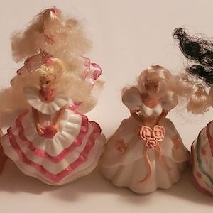 Vintage Barbie McDonalds Happy Meal Toys, 1993 - Twinkle Lights Barbie, Secret Hearts Barbie, Romantic Bride Barbie, Birthday Party Barbie