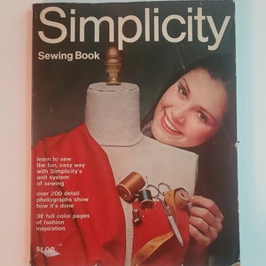 Vintage Simplicity Sewing Book, Sewing Magazine