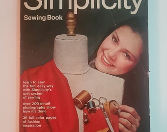 Vintage Simplicity Sewing Book, Sewing Magazine