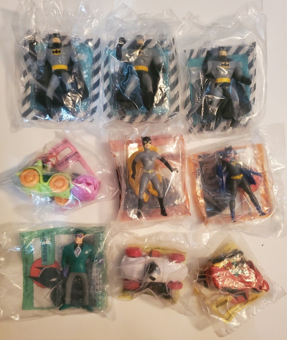 Vintage 1993 Batman the Animated Series Mcdonalds Happy Meal Toys