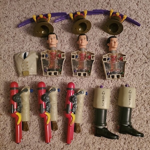 Vintage Inspector Gadget McDonalds Happy Meal Toys Pieces, Matthew Broderick Inspector Gadget Movie