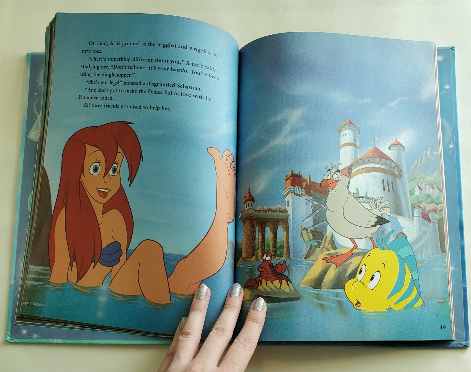 Vintage Disney the Little Mermaid Book Classic Storybook Etsy