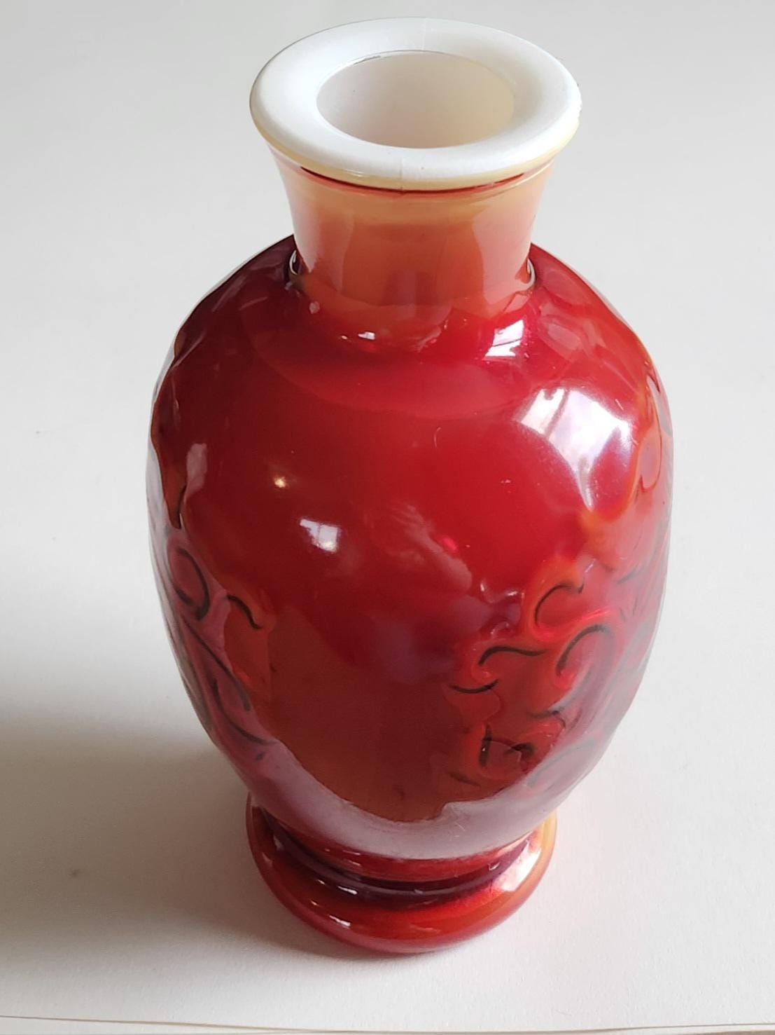 Vintage Avon Spring Bouquet Fragranced Vase, Red Glass Vase - Etsy