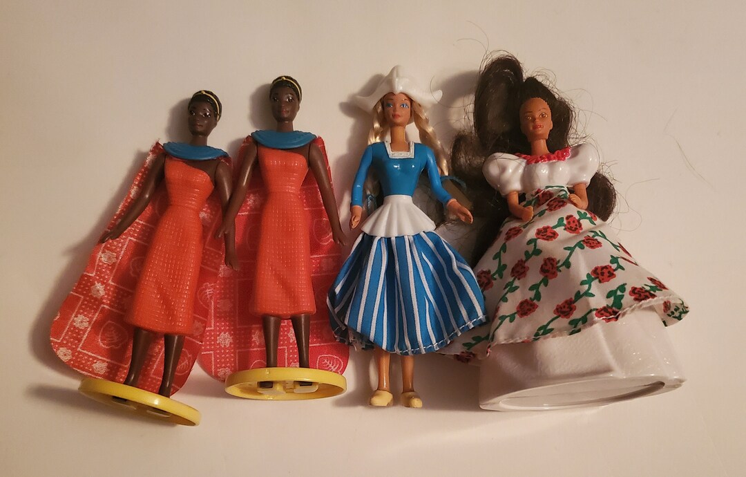 Vintage 1995 Mcdonalds Happy Meal Barbie Toys - Kenyan Barbie