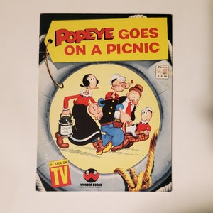 Livro antigo - Popeye vai a um piquenique - 1987