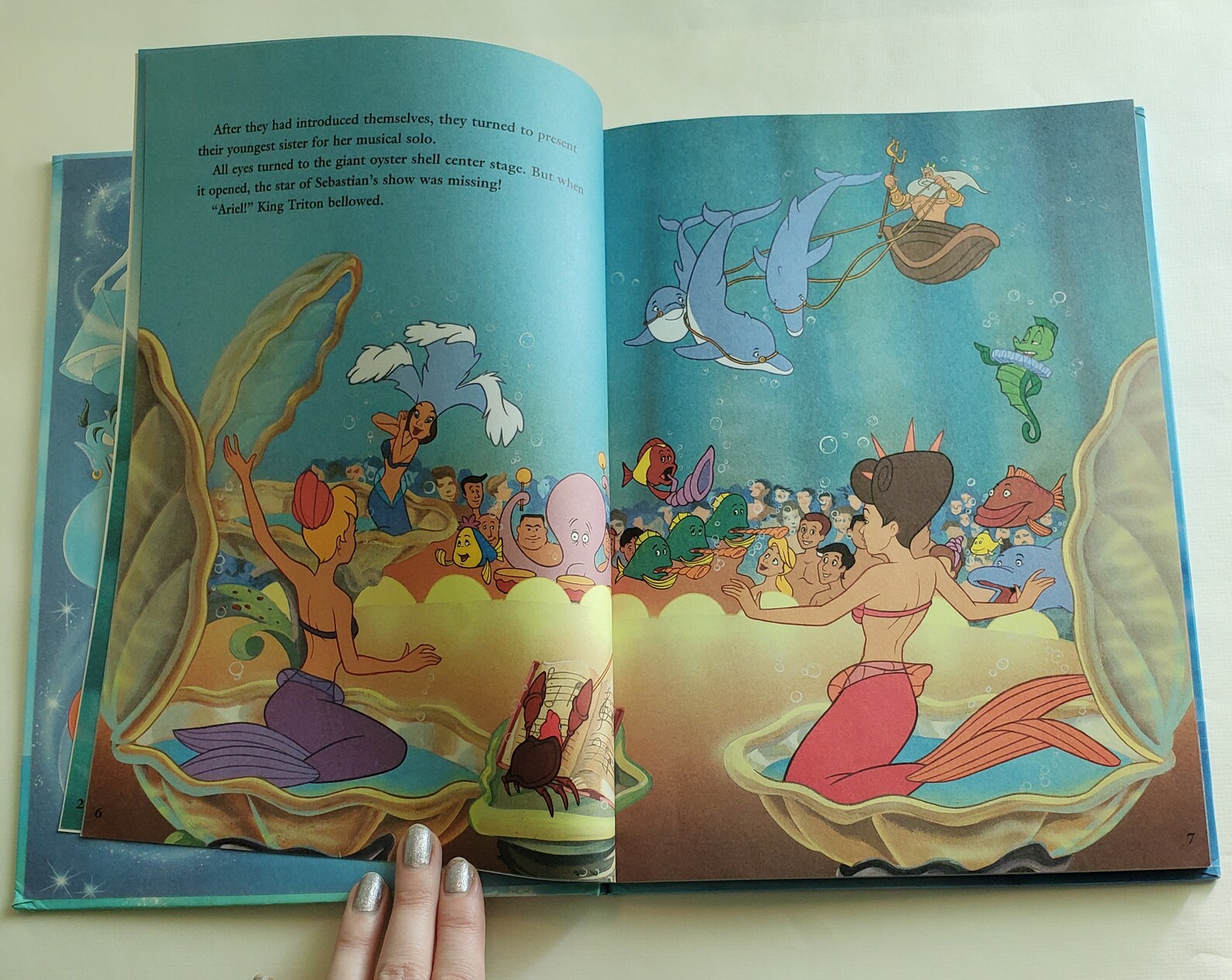 The Little Mermaid Book Page