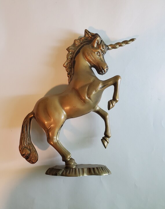 Solid brass unicorn statue Clearance