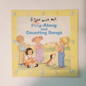 Livre vintage - Sing with Me - Play-Along et Counting Songs