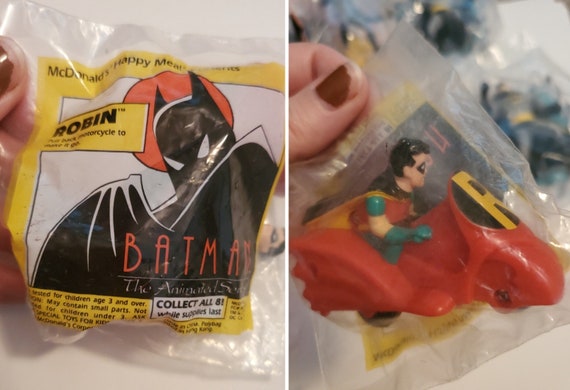 Vintage 1993 Batman the Animated Series Mcdonalds Happy Meal Toys
