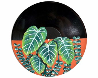 Plants Hand Painted Vinyl Record