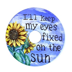 Custom Hand Painted Vinyl Record 7-inch image 9