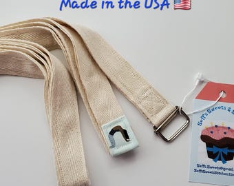 Yoga belt (Pune style): 3', 6', 9', 12' and Double buckle lengths