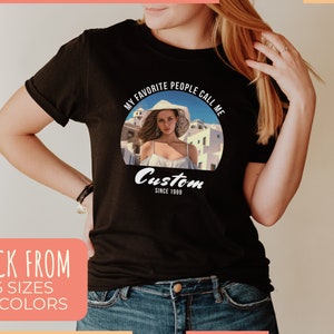 Custom Photo Shirt, Custom Face T-shirt, Personalized Gift, Custom Portrait Graphic Tee, Vintage Custom T-Shirt, Preshrunk Unisex Retro Tee