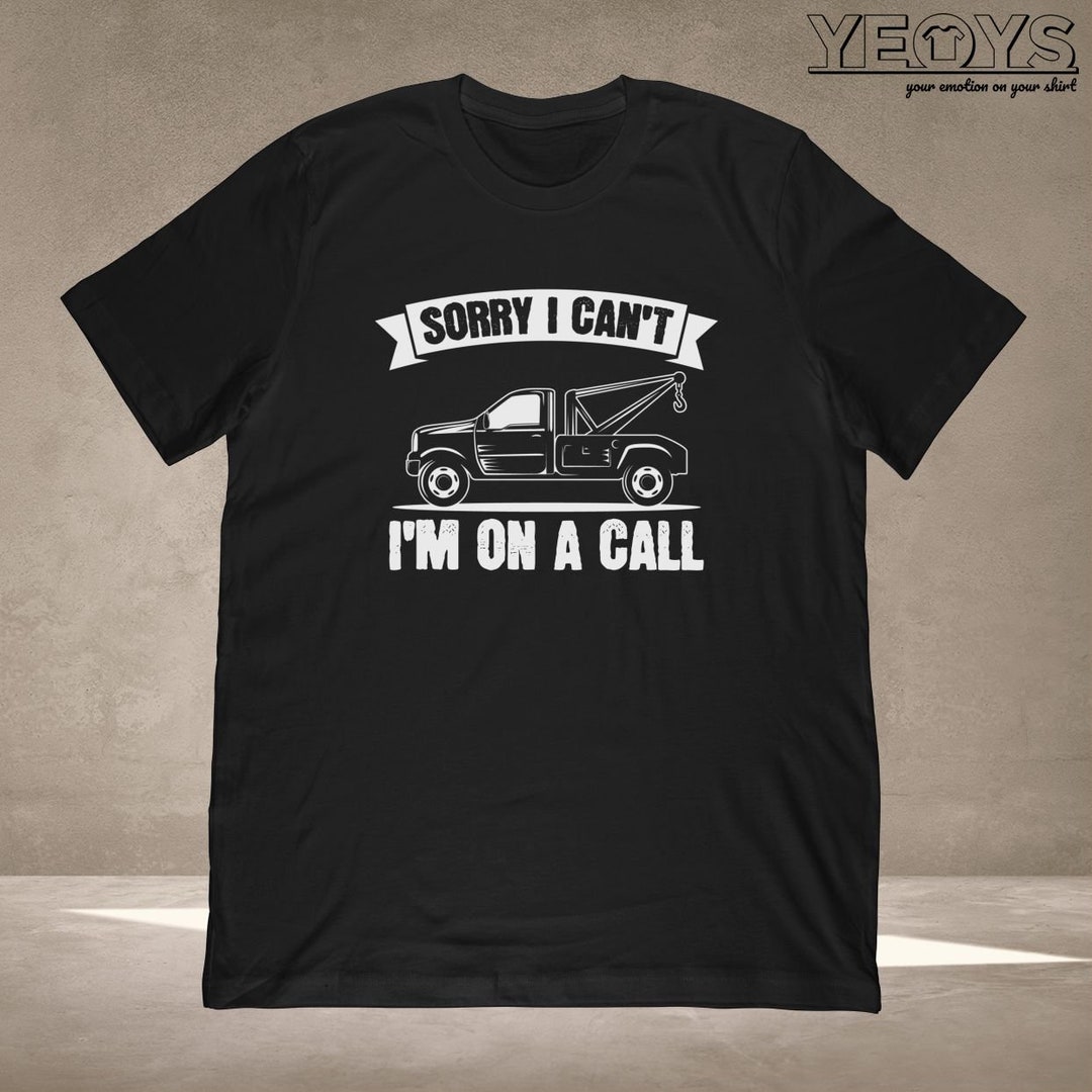 Tow Truck Shirts Graphic Tee Gift for Recovery Vehicles, Towing Service