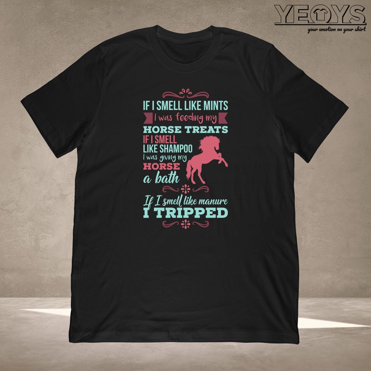 Horse Shirt Graphic Tee Gift for Funny 