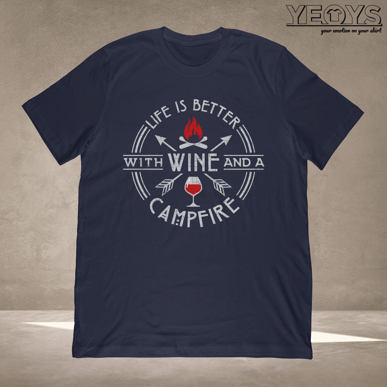 Campfire T-shirt Wilderness | Etsy 