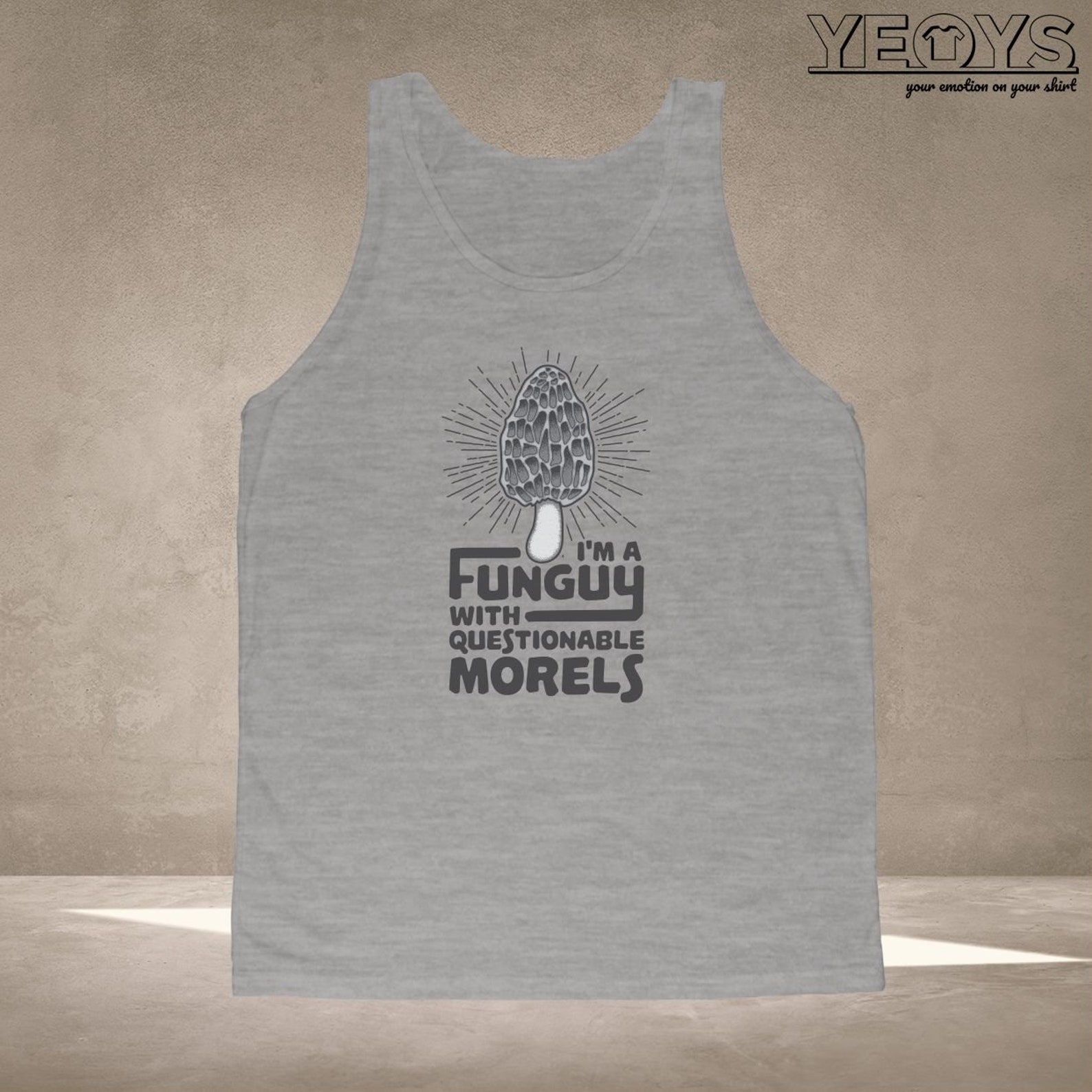 Questionable Morels I'm A Funguy With Questionable Morels T-shirt | Mushroom Gift for ...