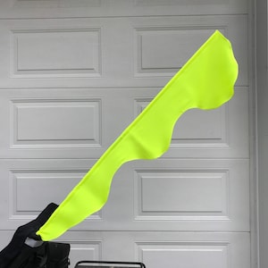 High Visibility Bike Safety Flag: Recumbent Trike, Trailer, Power Chair