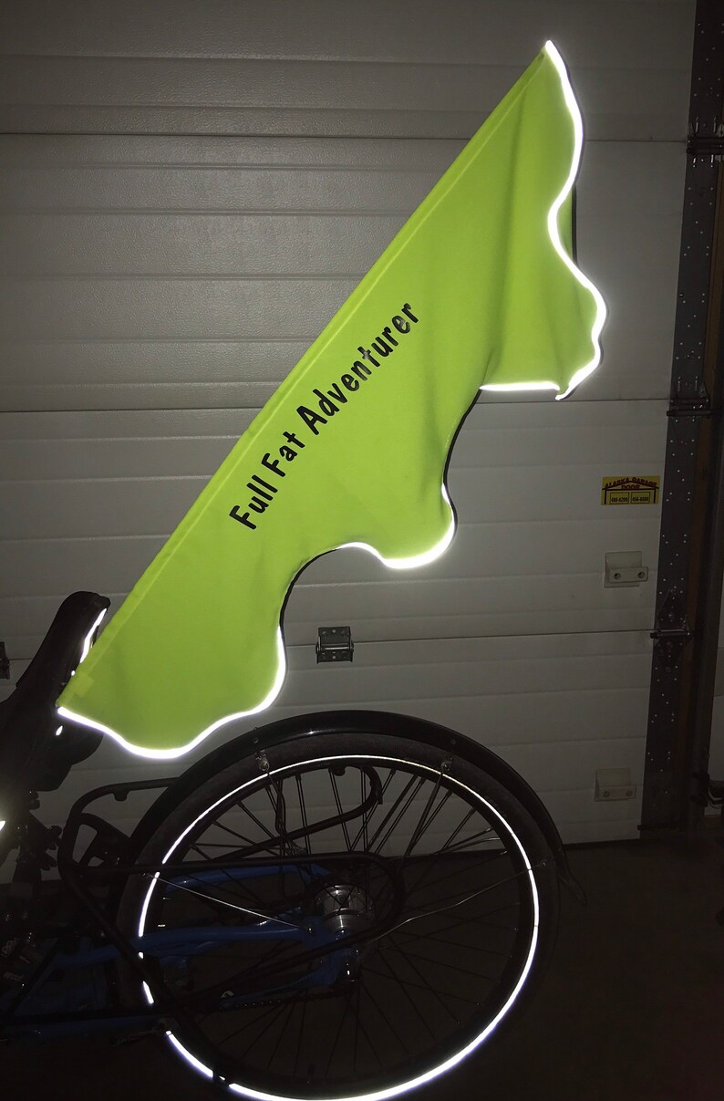 Reflective Bike/trike Safety Flags High Visibility Kid Etsy