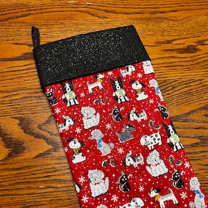 Personalized Dog Christmas stocking