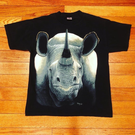 1983 Rhino Rhinoceros graphic Tee
