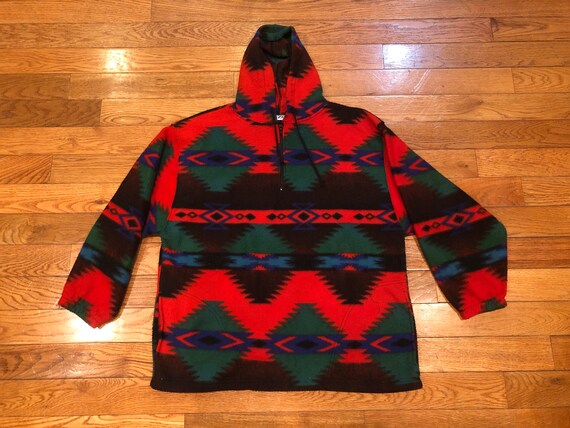 Aztec Fleece Hoody 90s awesome
