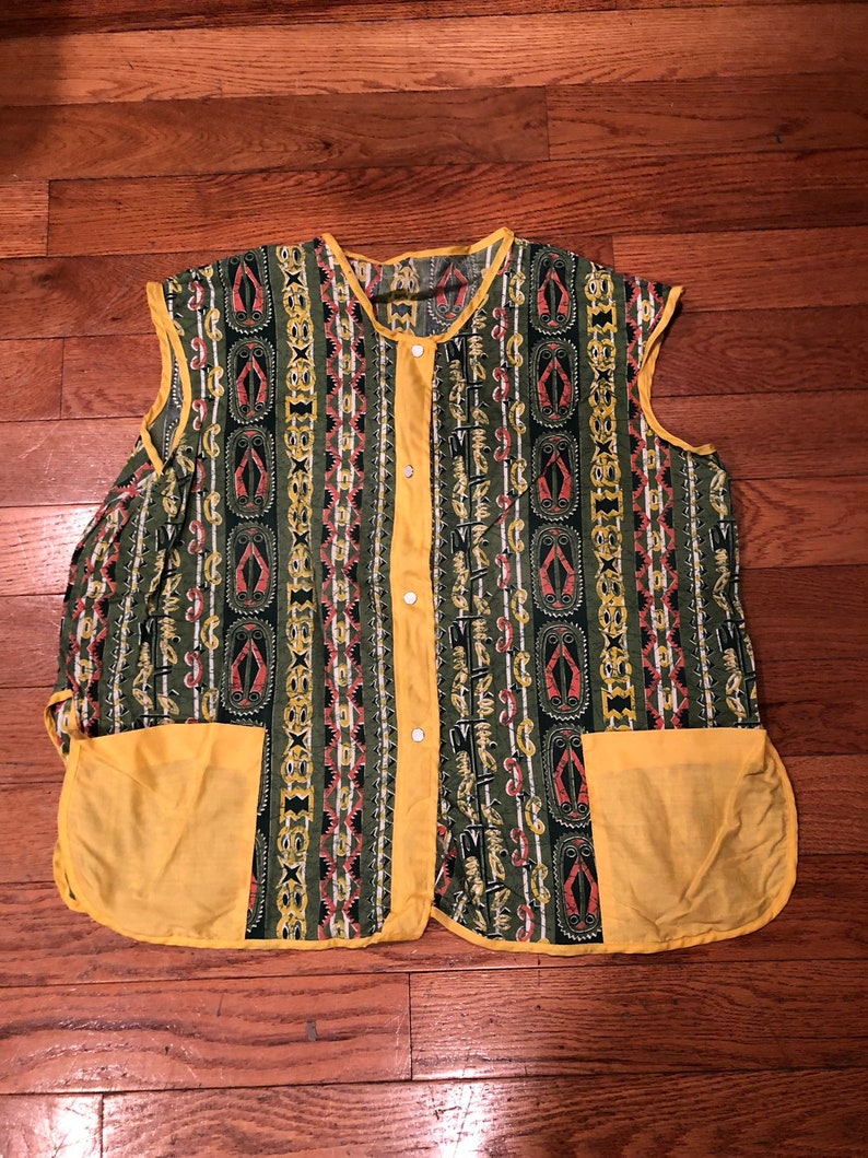 Awesome Trippy 60s Vest