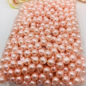 LOLASATURDAYS Pearls 1-Lbs Loose Beads Vase Filler (14mm, White)
