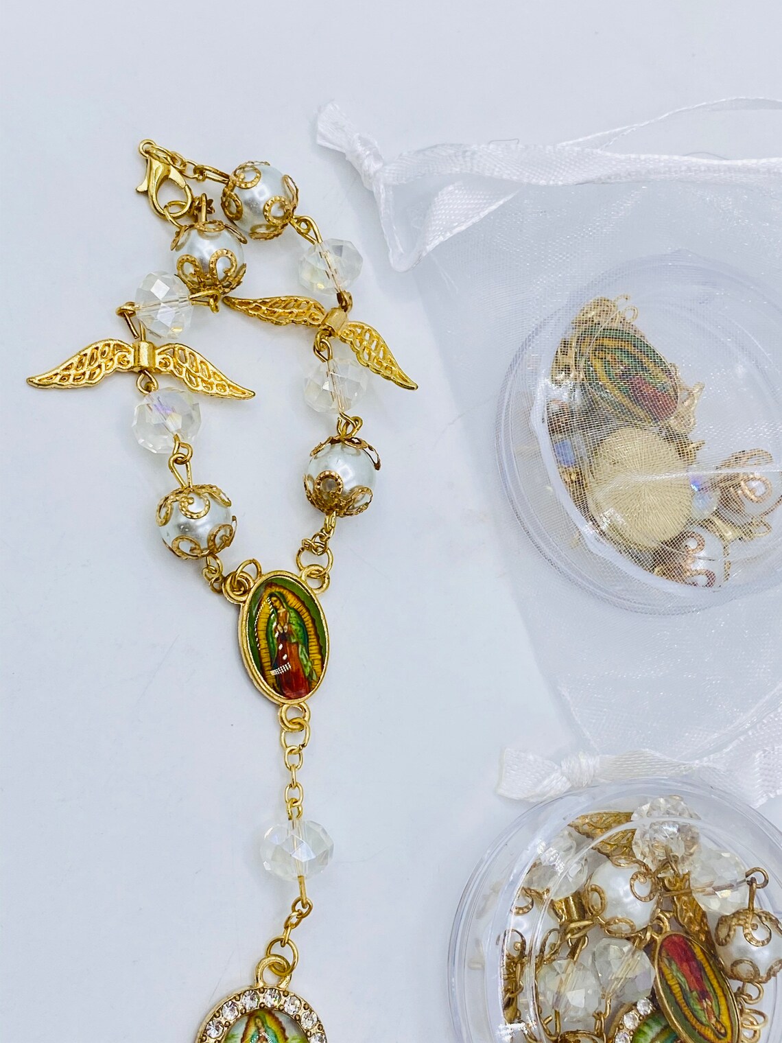 24pcs Funeral Favor/memorial Favor Rosaries Gift/celebration Etsy