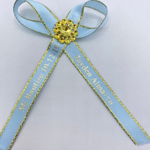 50-48-24pcs personalized ribbons/Baptism sweet sixteen,wedding,baby shower, Quinceanera,funeral ribbons Listones grabados customize ribbons image 4