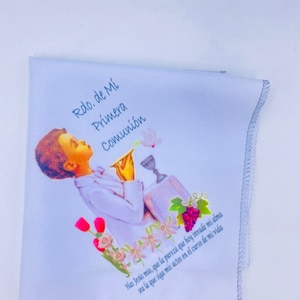 First Holy Communion favors 12pcs Napkins Recuerdos Para primera  BOY-comunión edición limitada SPANISH