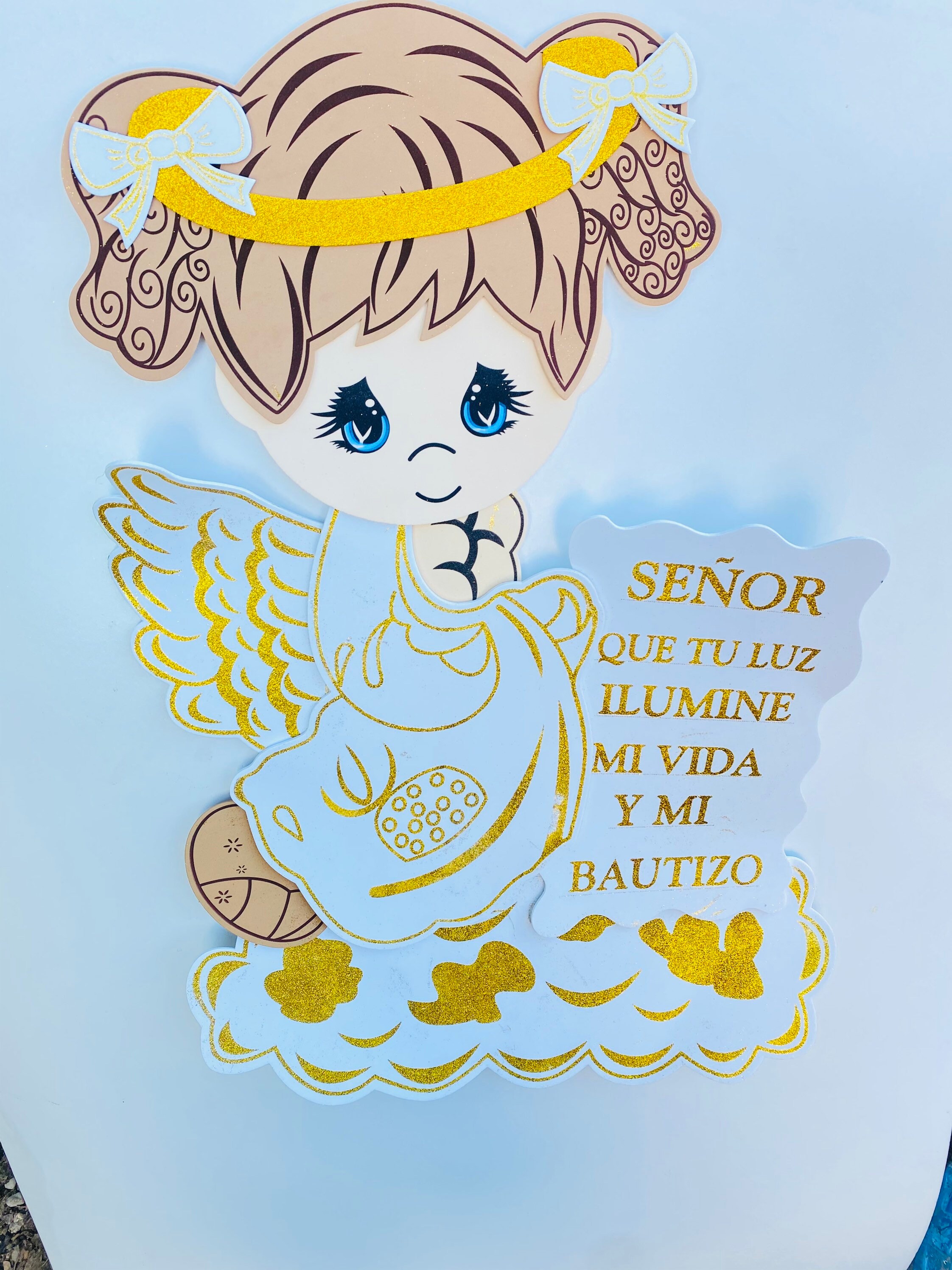 32 Inches Baptism Decorations Foam Banner Boy/girl Decoración - Etsy UK 32 Inches Baptism Decorations Foam Banner Boy/girl Decoración - Etsy UK