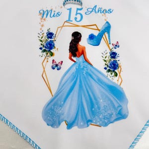 12pcs Recuerdos para quince Años , Quinceañeras party favors servilletas 12x12”