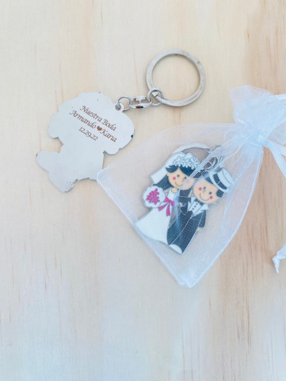 Personalized wedding deals keychains