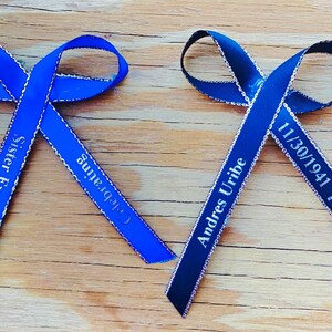 100-50-48-36-24- 12pcs personalized ribbons/Baptism,funeral ribbons Listones grabados funeral favors custom ribbons  RIBBONS