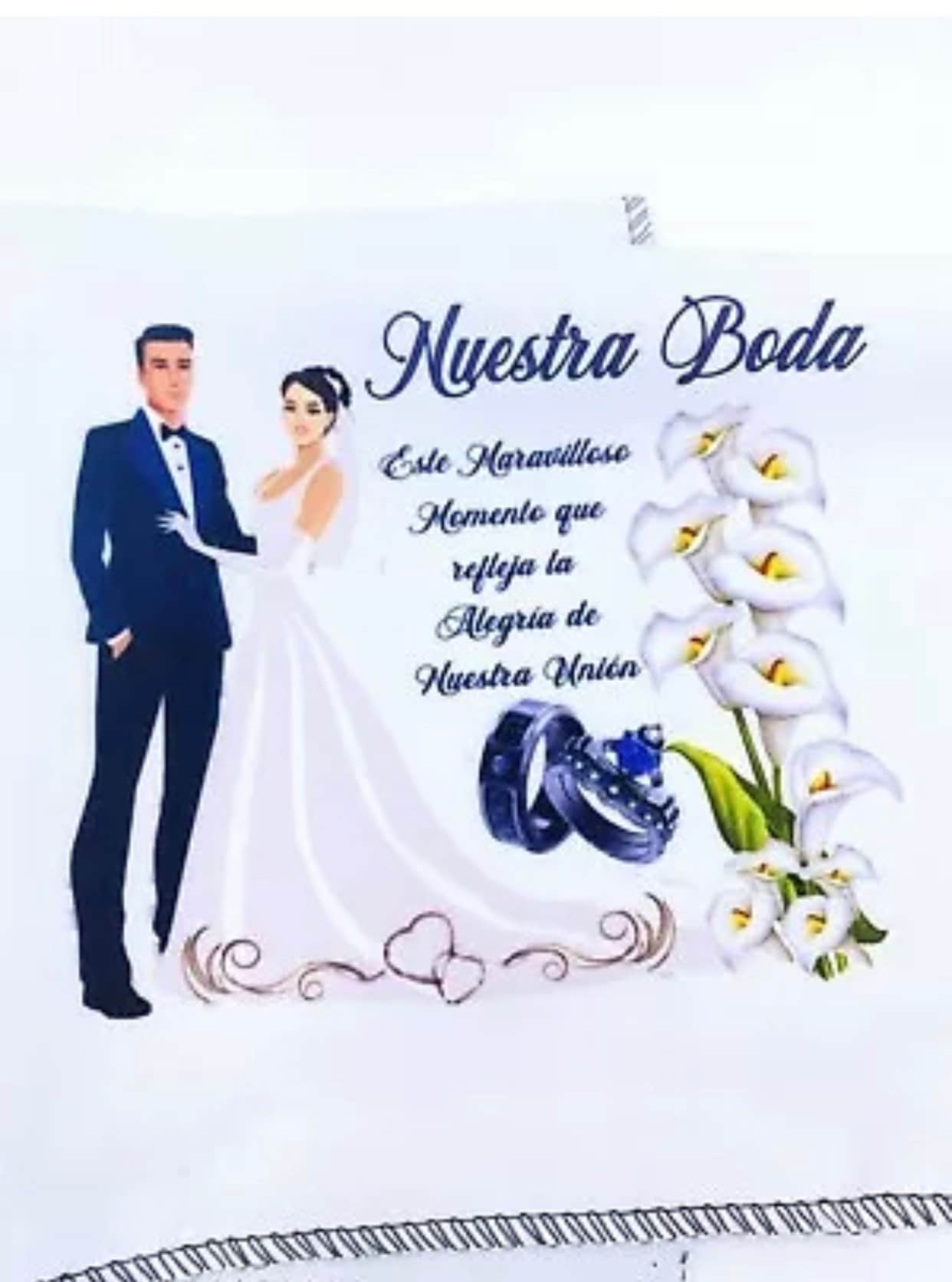 Servilletas de boda para recuerdos de fiesta: 12 piezas de poliéster, 25 x  30 cm - Etsy México, image size:1242x1672