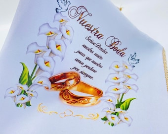 12pcs Wedding party favors napkins Recuerdos Para boda wedding favors Spanish