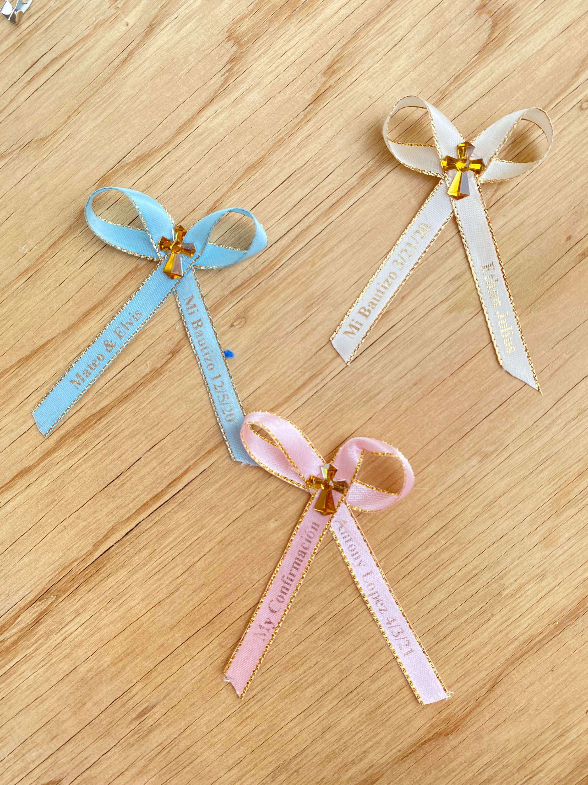 24-36-12-48 Pcs Personalized Ribbons/baptism Sweet Sixteen