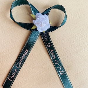 Personalized Ribbon Favors: Baptism, Quinceanera, Wedding