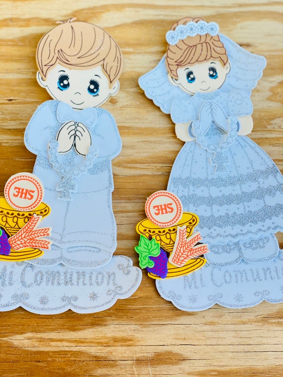 10pcs First Communion Decorations / Wall Decorations First Communion Party  Favors Primera Comunión,decoración De Mi Primera Comunión Niño 8 
