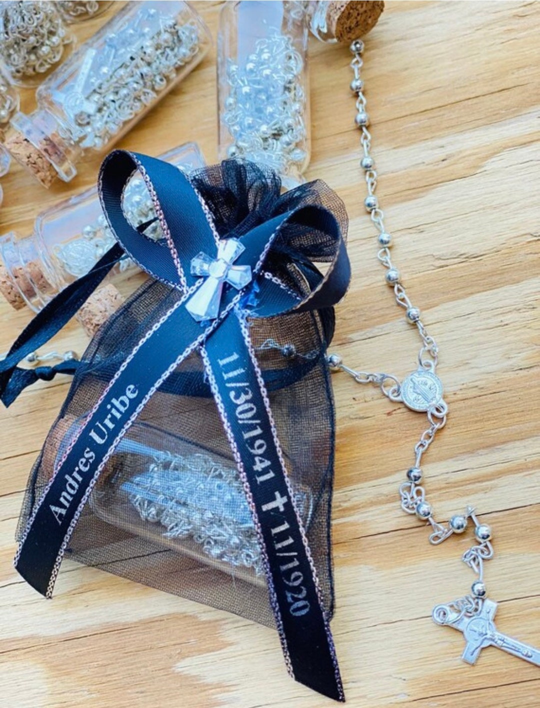 12pcs Funeral Favor/memorial Favor Gift/r.i.p Personalized Ribbons