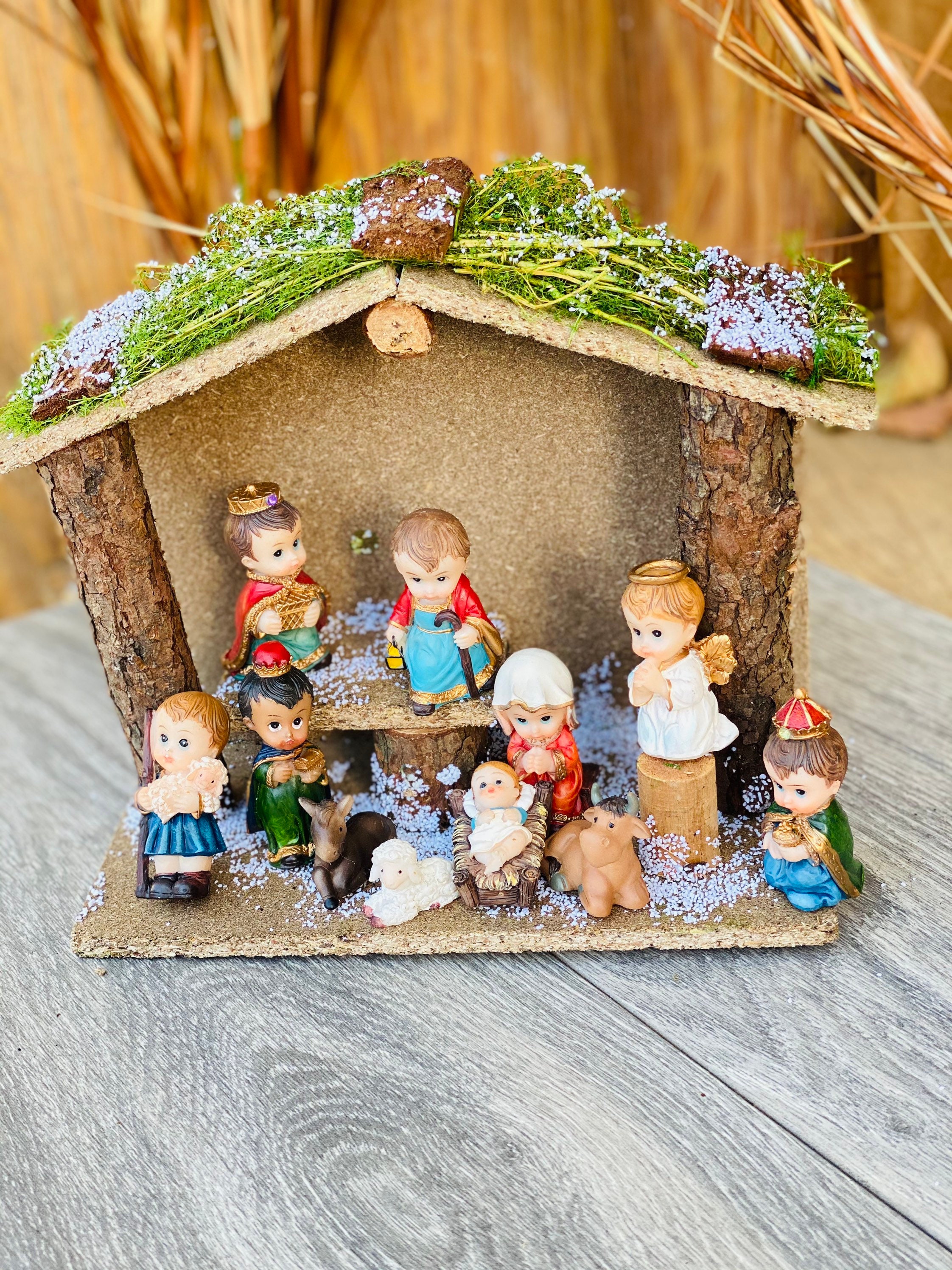 Statuette Noël 26.7cm Figurine Crèche Victorienne Jim Shore - Décoration Noël Résine 26,7x14x21,6cm Figurine Crèche Noël