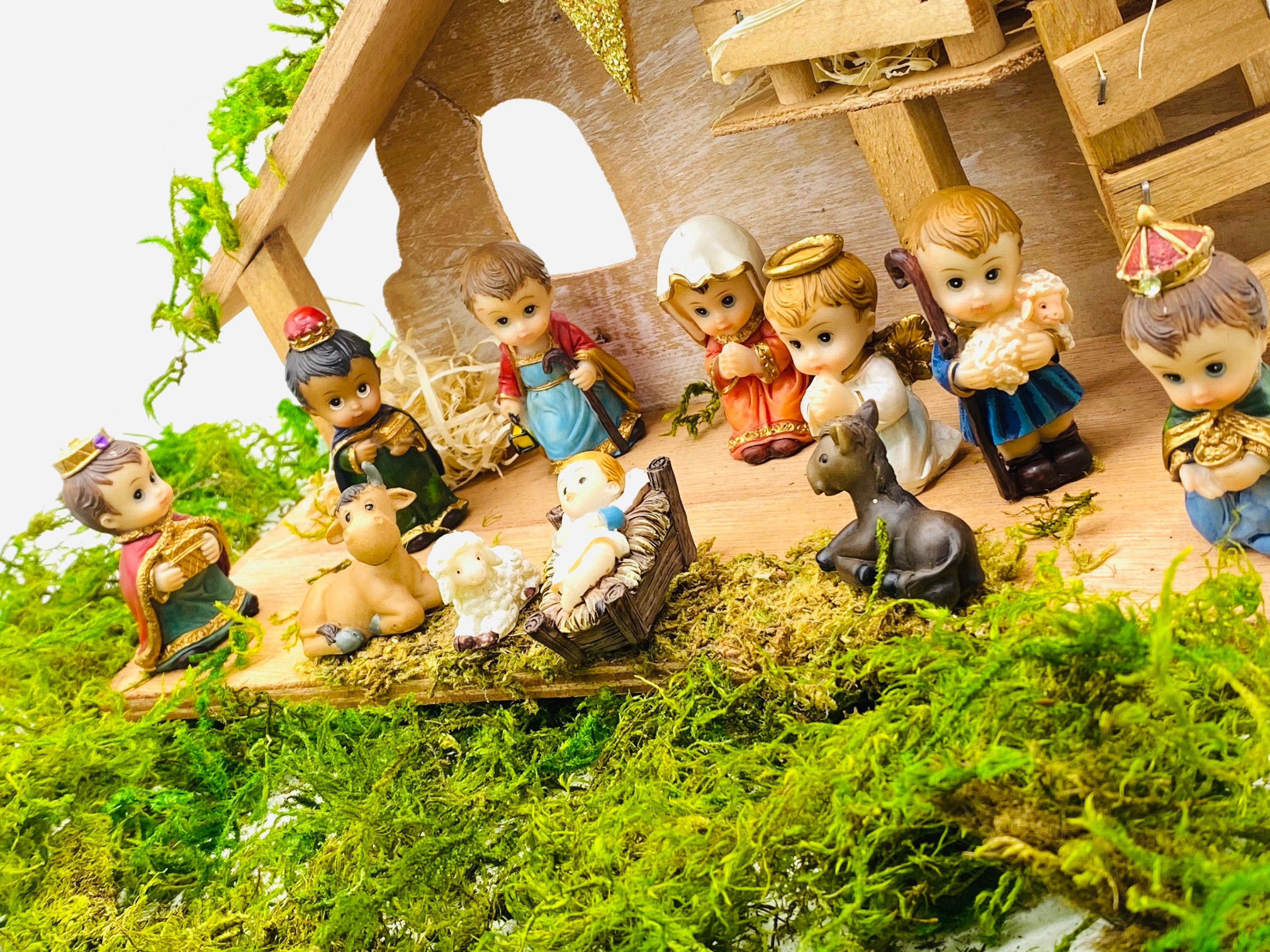 12pcs Christmas Nativity Scene Set Figures Resin Figurines Etsy