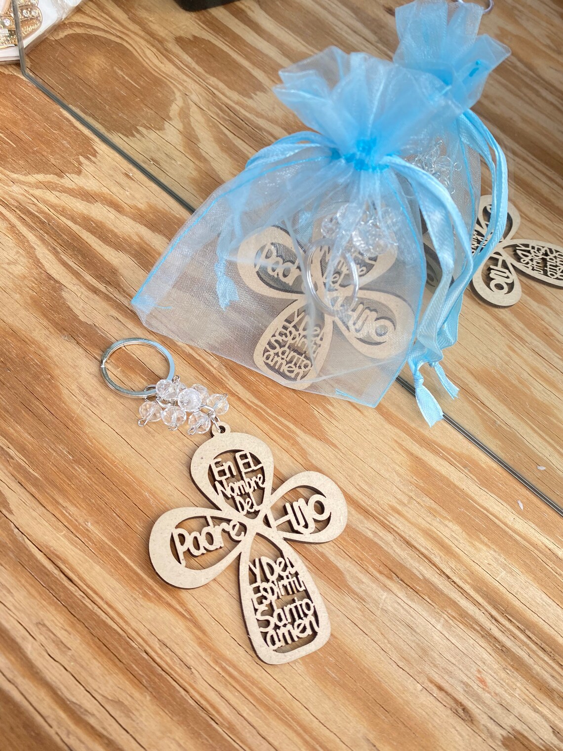 24pcs Boy Recuerdos Para Bautizo/baptism Favors Wood Etsy UK